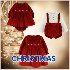 spanish chritmas baby clothing dulce de fresa