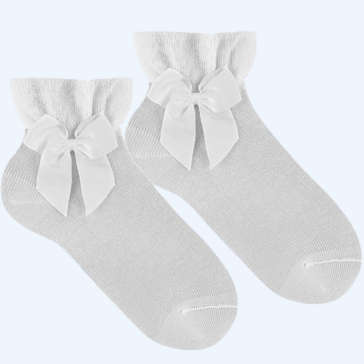 CEREMONY ANKLE SOCKSWITH GROSSGRAIN BOW CONDOR - 2