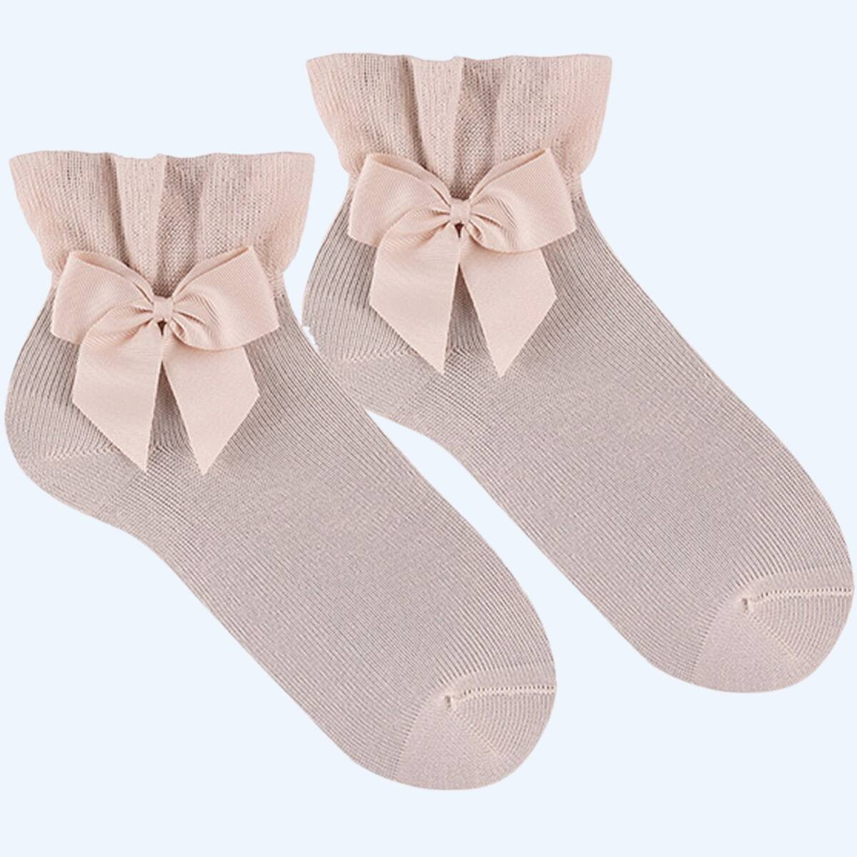 CEREMONY ANKLE SOCKSWITH GROSSGRAIN BOW CONDOR - 6