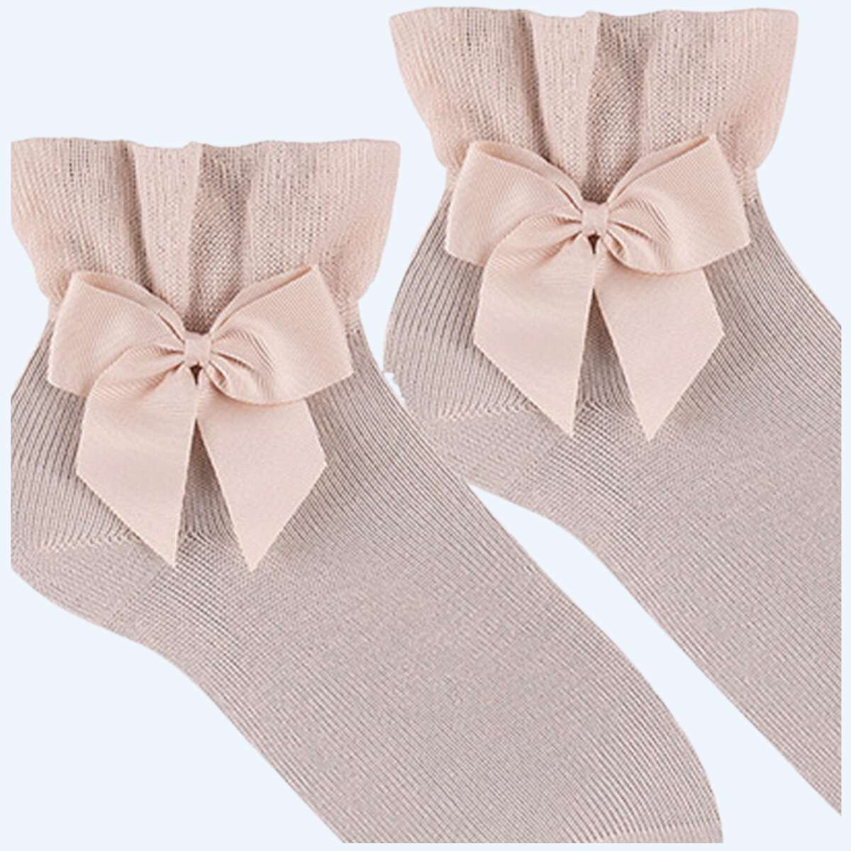 CEREMONY ANKLE SOCKSWITH GROSSGRAIN BOW CONDOR - 7