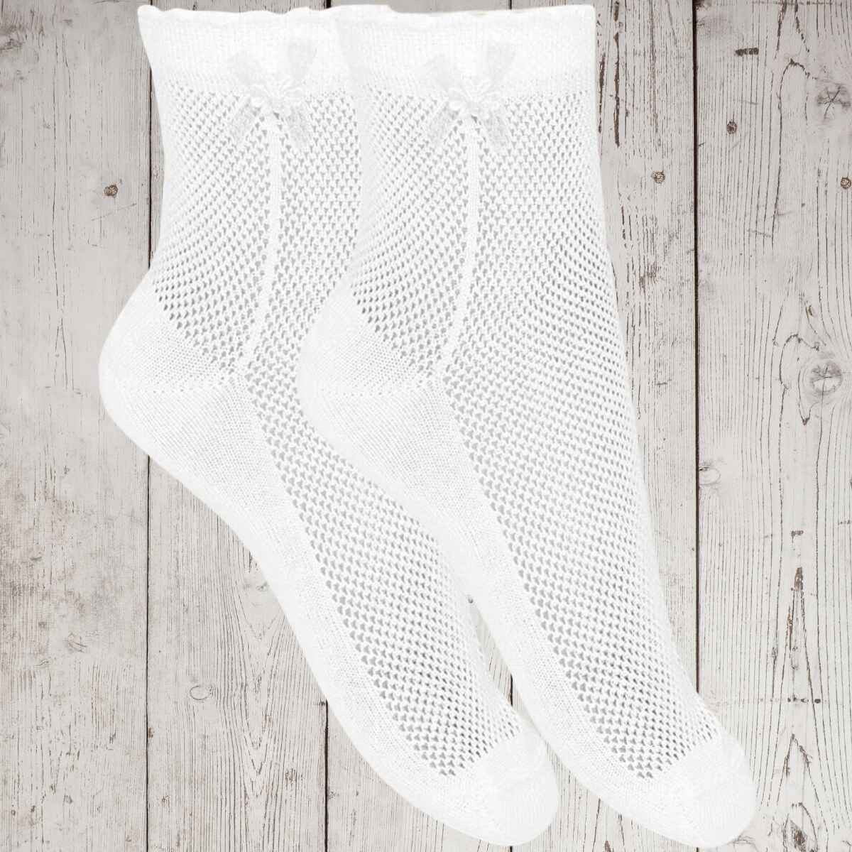 CEREMONY MICRONET SOCKS WITH BOW  - 2