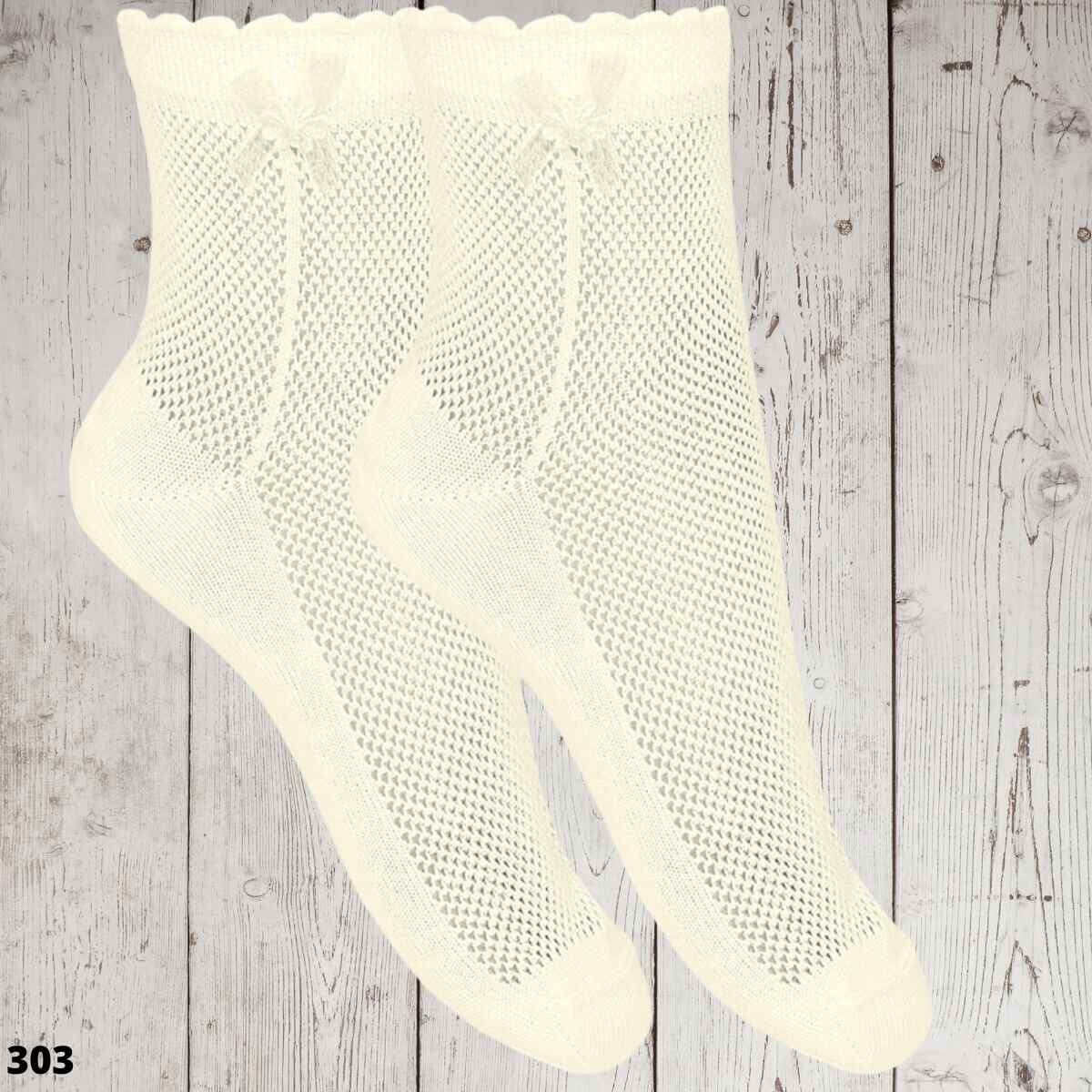 CEREMONY MICRONET SOCKS WITH BOW  - 5