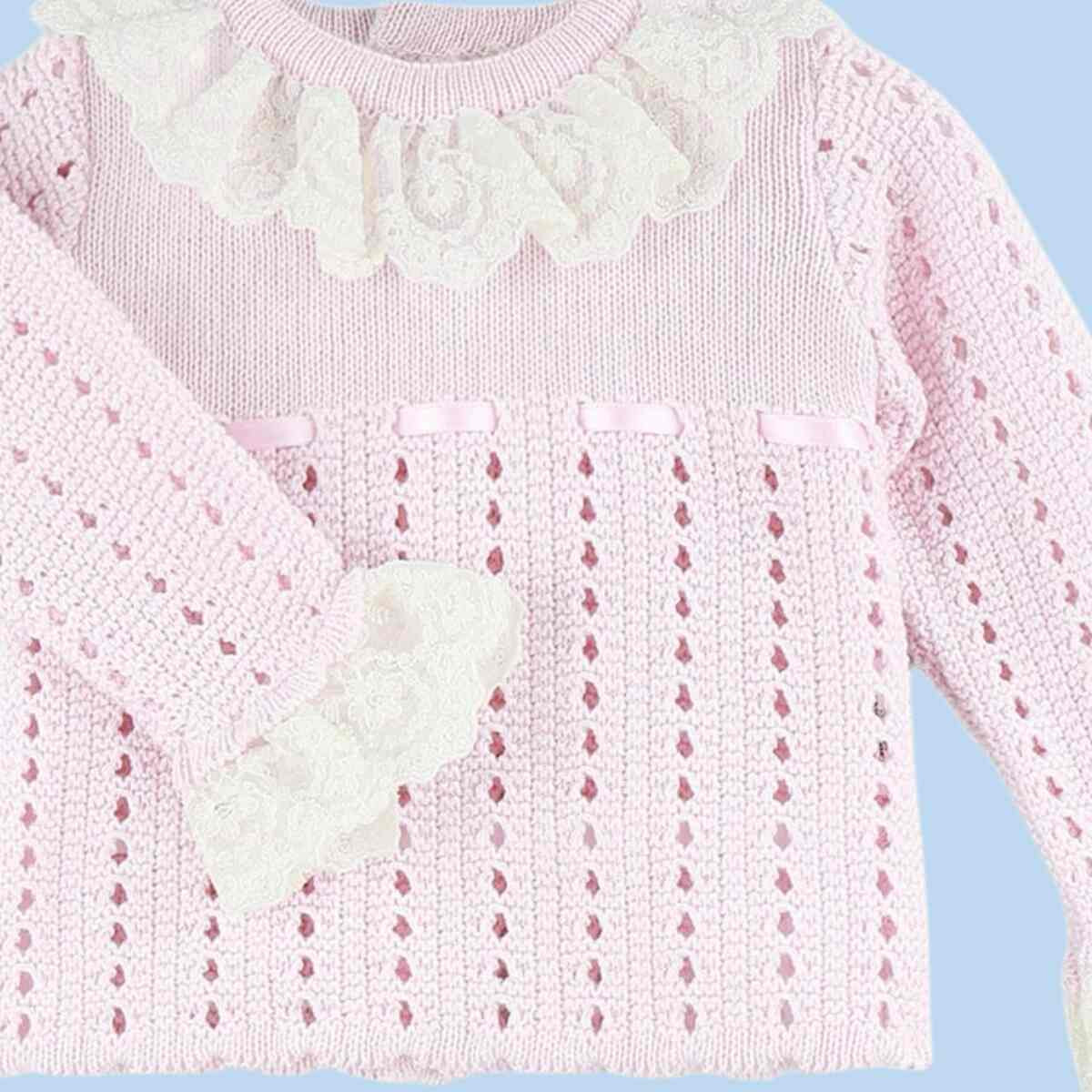 Conjunto Algodón Pasacintas Rosa Ceres DULCE DE FRESA - 3