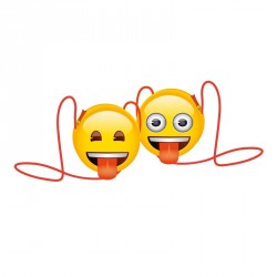 BOLSO BANDOLERA C/FORMA EMOJI SURTIDO CERDA - 1