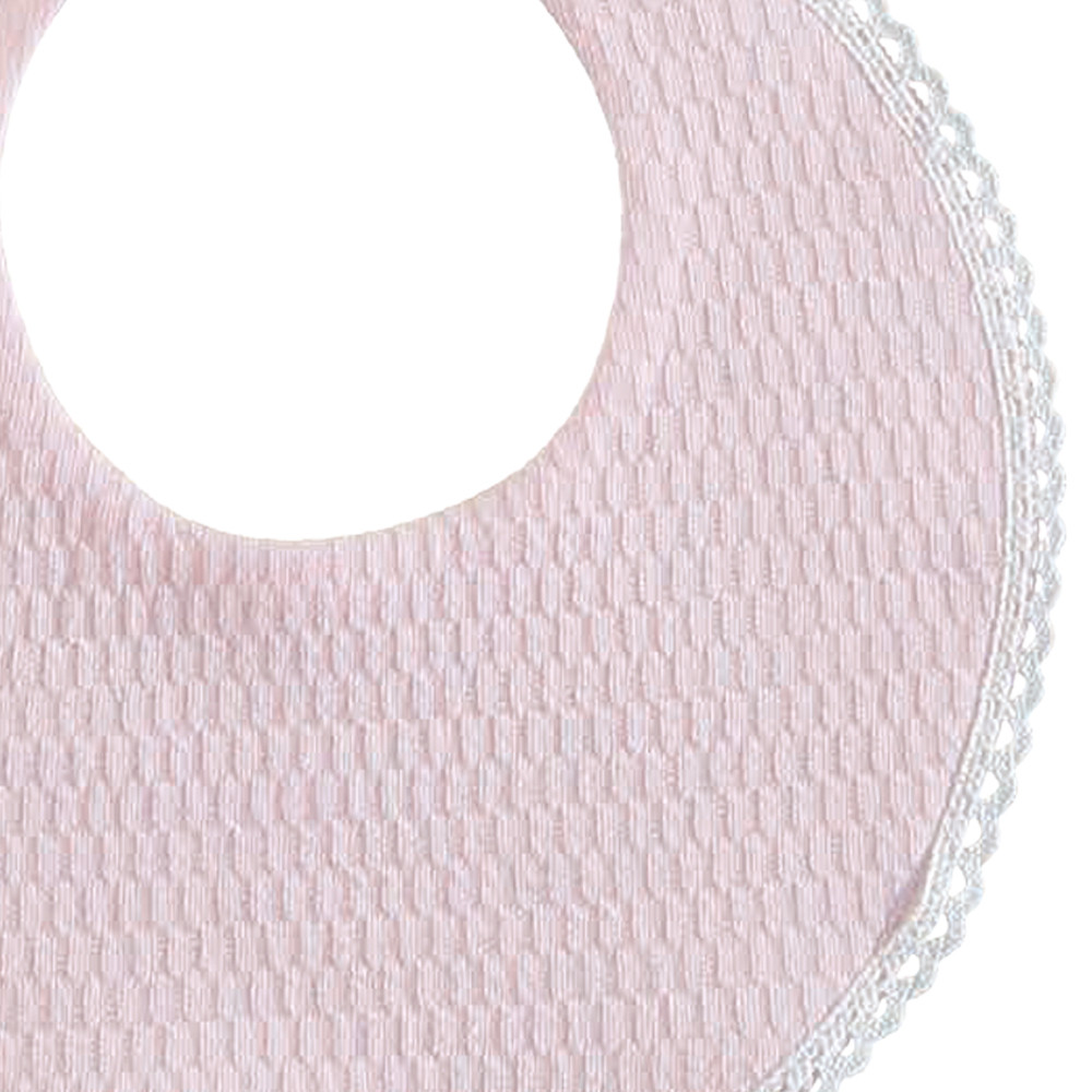 ROUND BIB WITH LACE BABIDU - 2