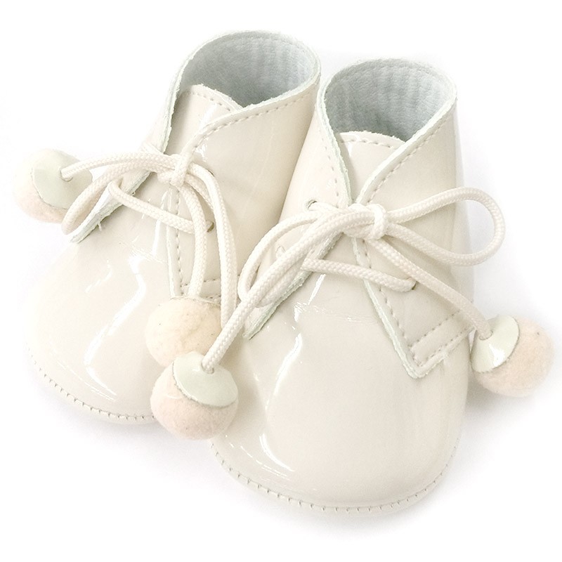 BABY SHOES CHAROL WITH POMPOM  - 5