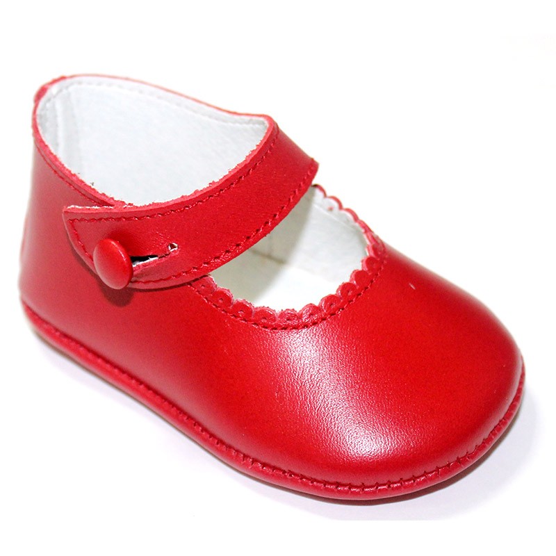 GIRLS BABY LEATHER SHOES  - 6