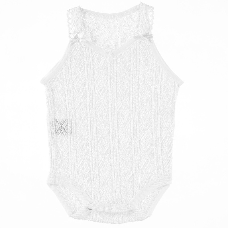 BABY BODY  STRAP VEST WITH SMALL BOWS BABIDU - 1