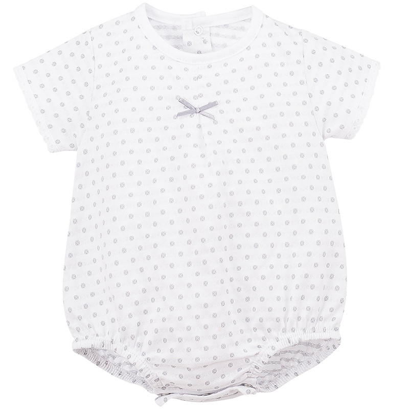 BOYS PLAYSUIT  WITH SMALL BOW MARNE CALAMARO - 1