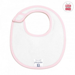 BABERO REDONDO CON VELCRO DB 6 ROSA 16x19 CM CAMBRASS 2