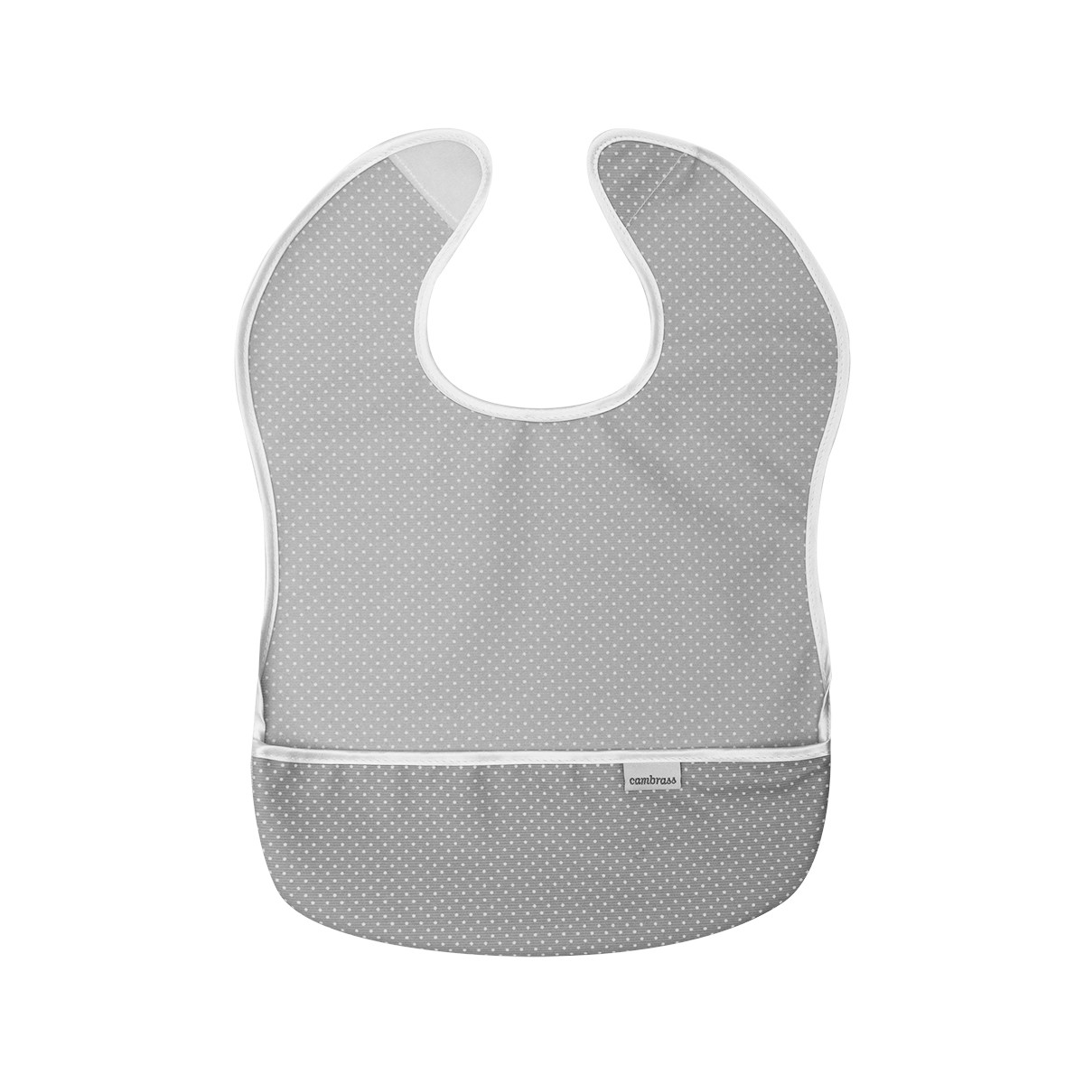 BIB SQUARE PVC PIC GREY 28x36 CM CAMBRASS - 1