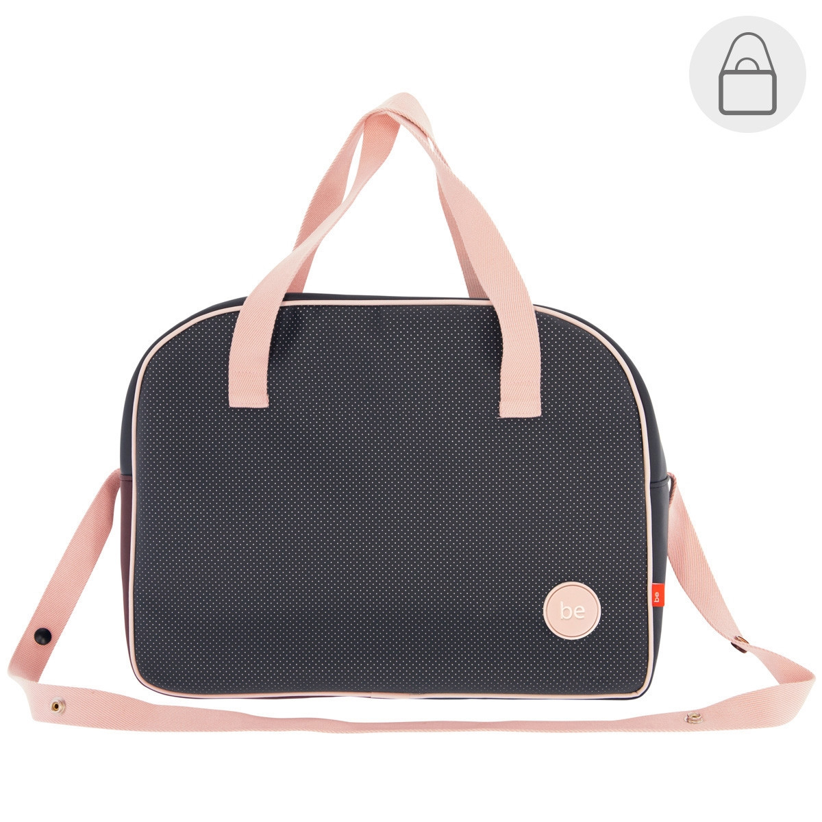 MATERNITY BAG PROME URBANY PINK 18x44x33 CM CAMBRASS - 3