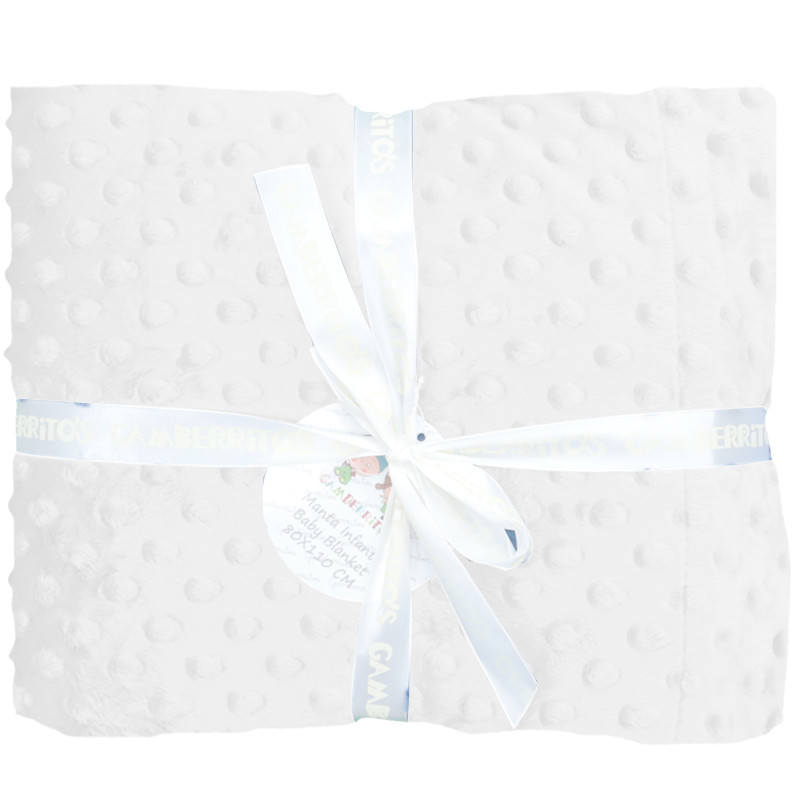 White Blanket with DouDou 80x110cm GAMBERRITOS - 2