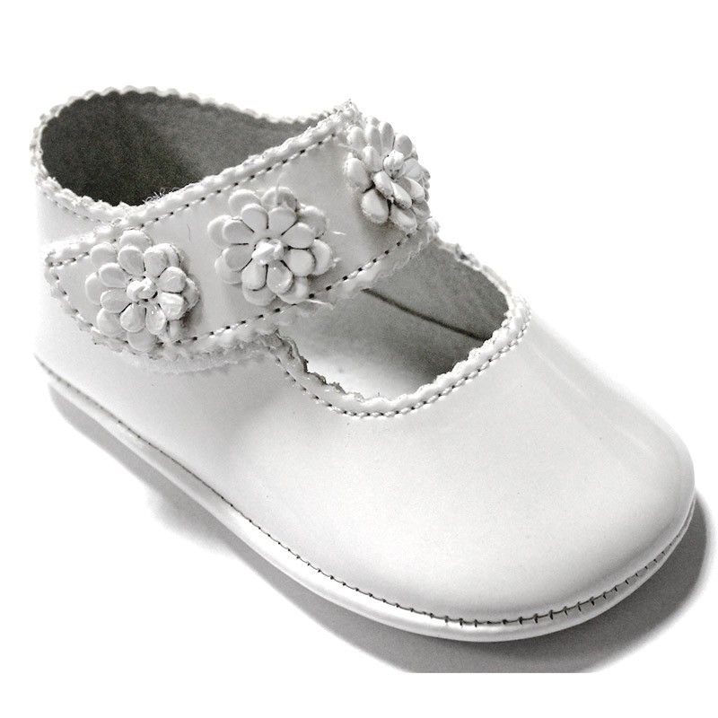 BABY SHOES CHAROL FLOWER STRAP  - 3