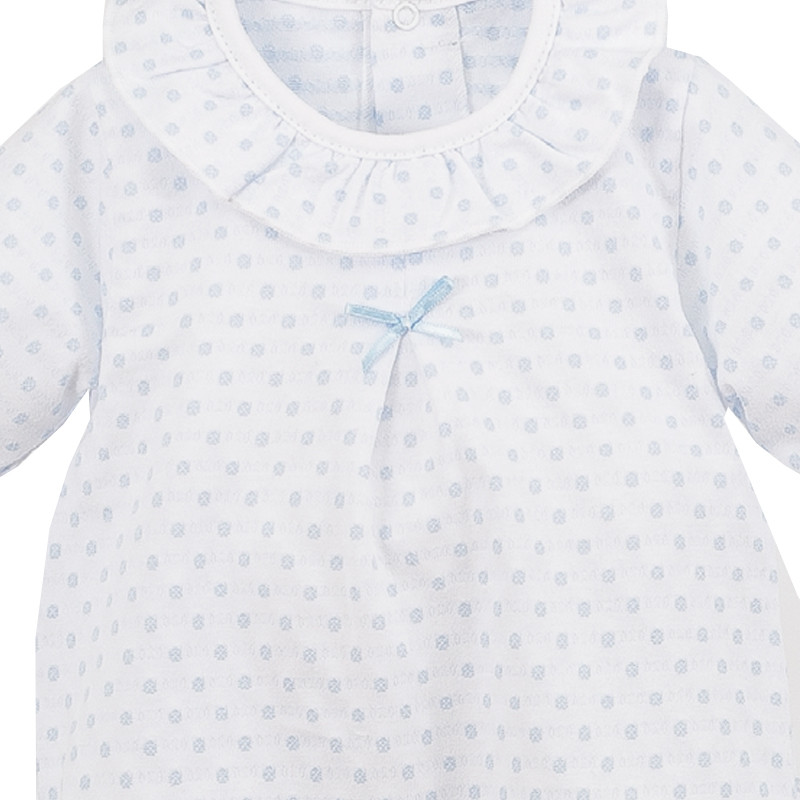 BOYS AND GIRLS BABYGROW DOTTED FRILLED NECK CALAMARO - 2