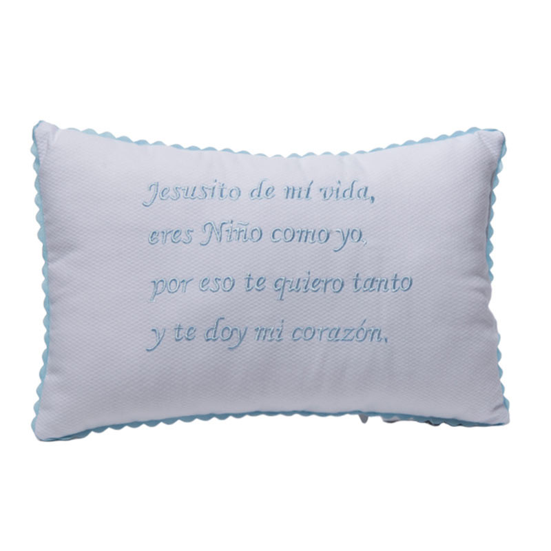 Blue Baby Cushion "Jesusito de mi vida" 30cm GAMBERRITOS - 1