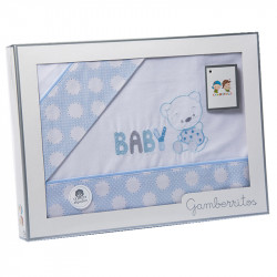 SET OF SHEETS 3 PCS BABY BLUE BEAR GAMBERRITOS - 1