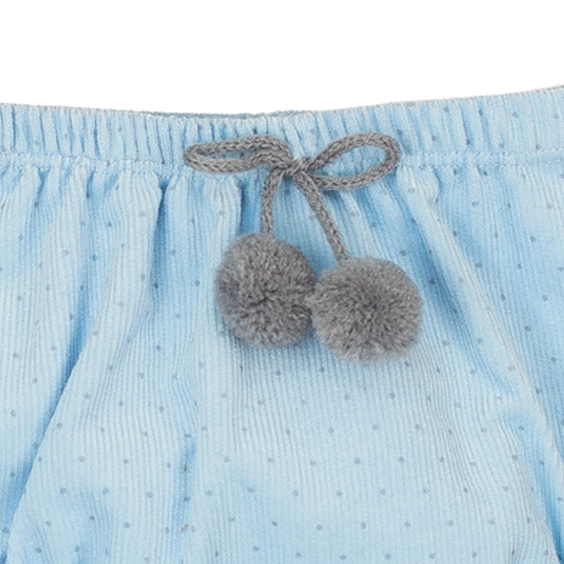 POMPOM DOTTED JAM PANTS NAPPY COVER CALAMARO - 2