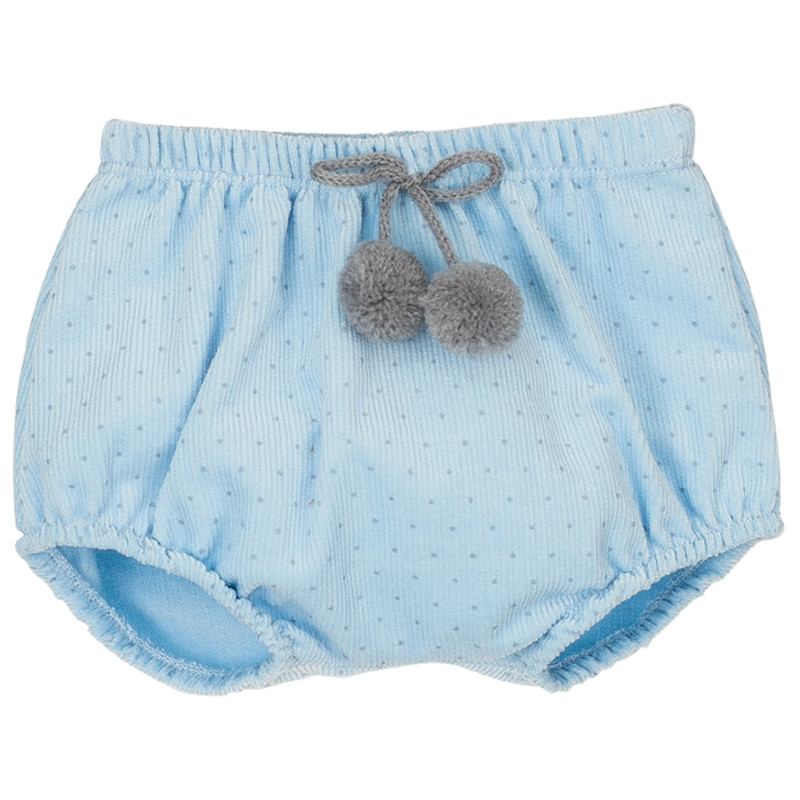 POMPOM DOTTED JAM PANTS NAPPY COVER CALAMARO - 1