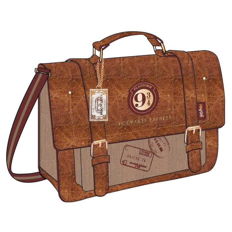 BOLSO BANDOLERA PLATFORM 9 3/4 HARRY POTTER 38CM CERDA - 1