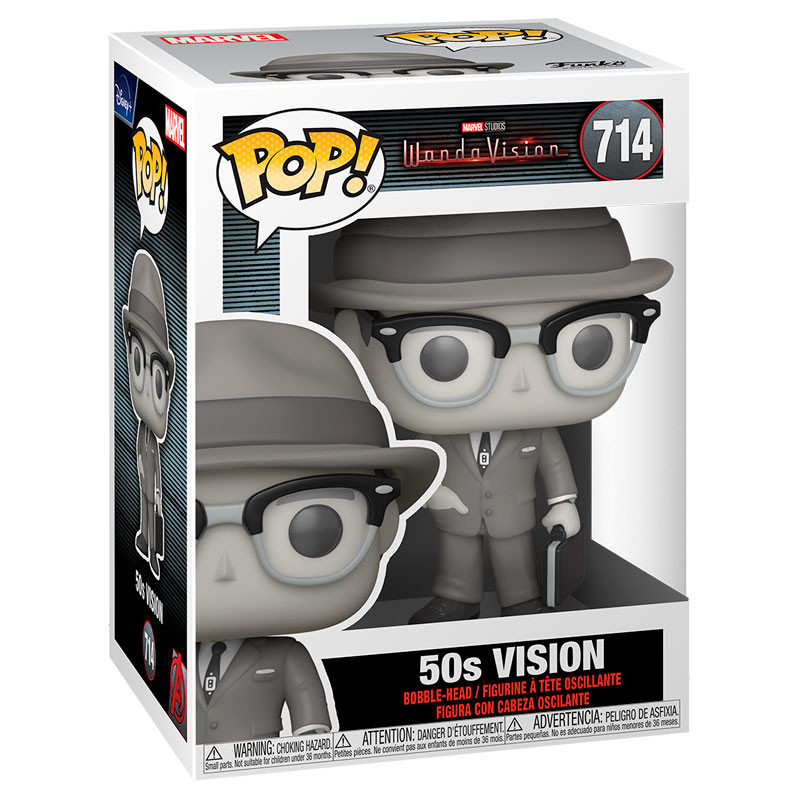 POP Figure Marvel Wandavision Vision 50s W/Chase 714 FUNKO POP - 4