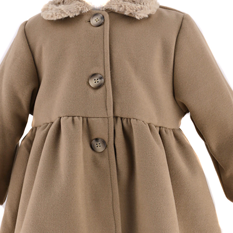 CLOTH THREE BUTTONED COAT WITH BOW AT THE BACK DULCE DE FRESA - 3