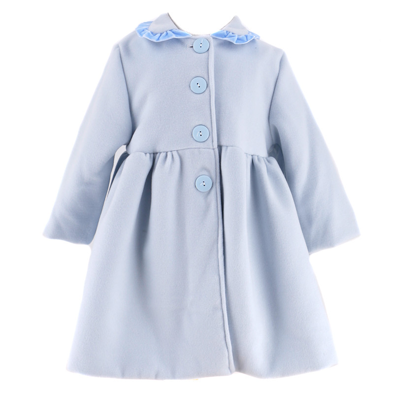 CLOTH BUTTONED COAT WITH BOW AT THE BACK DULCE DE FRESA - 1
