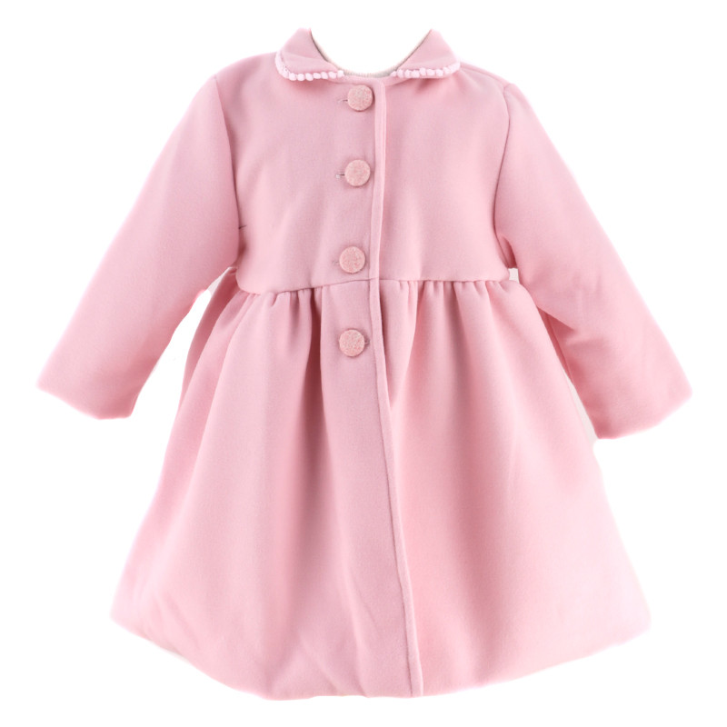 CLOTH FOUR BUTTONED COAT WITH BOW AT THE BACK DULCE DE FRESA - 1