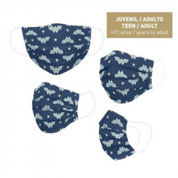 MASCARILLA HIGIÉNICA REUTILIZABLE HOMOLOGADA WONDER WOMAN CERDA - 1