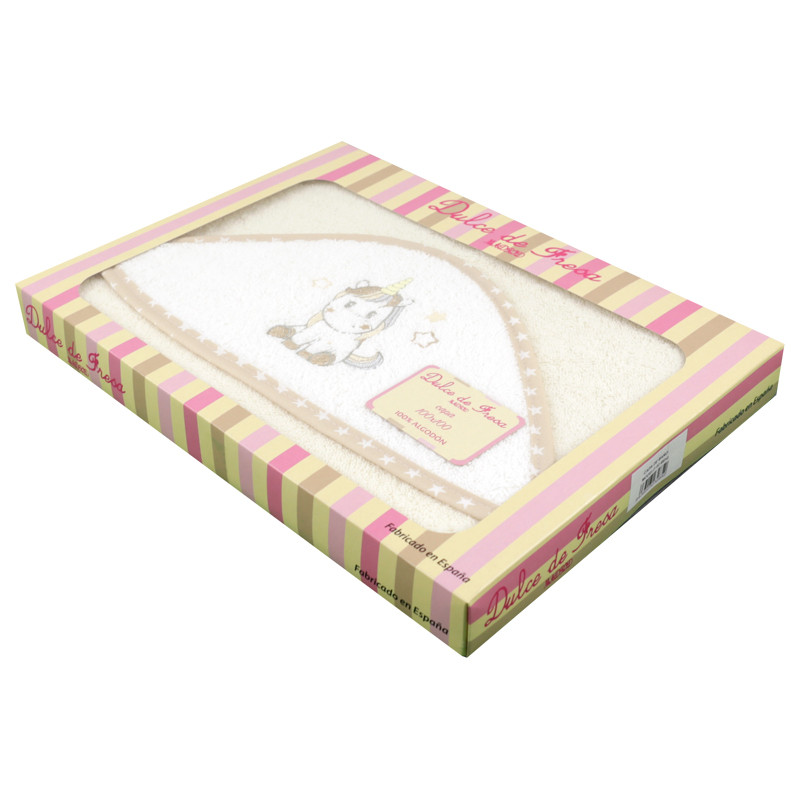 HOODED TOWEL 100X100 DULCE DE FRESA - 2