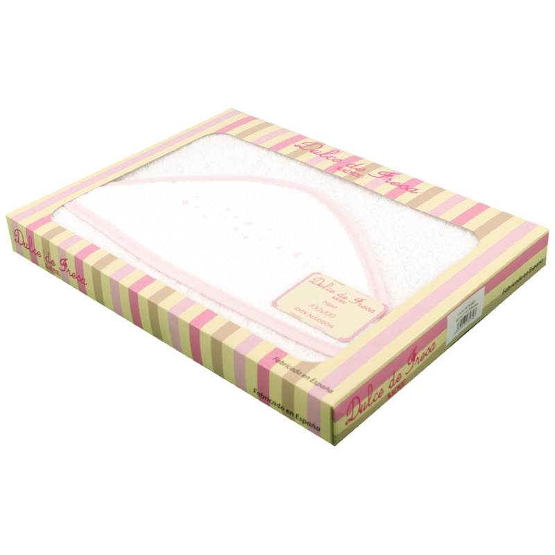 HOODED TOWEL 100X100 DULCE DE FRESA - 2