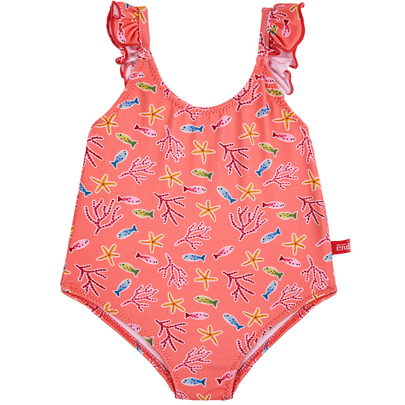 Under the Sea UPF 50 swimsuit with frill tulle CONDOR - 1