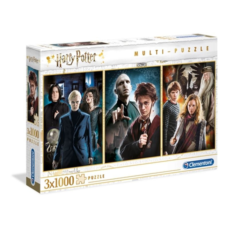 Puzzle Harry Potter Trio 3X1000pz CLEMENTONI - 1