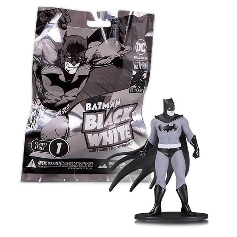 FIGURA BATMAN BLACK AND WHITE SERIES 10CM DC COLLECTIBLES - 1