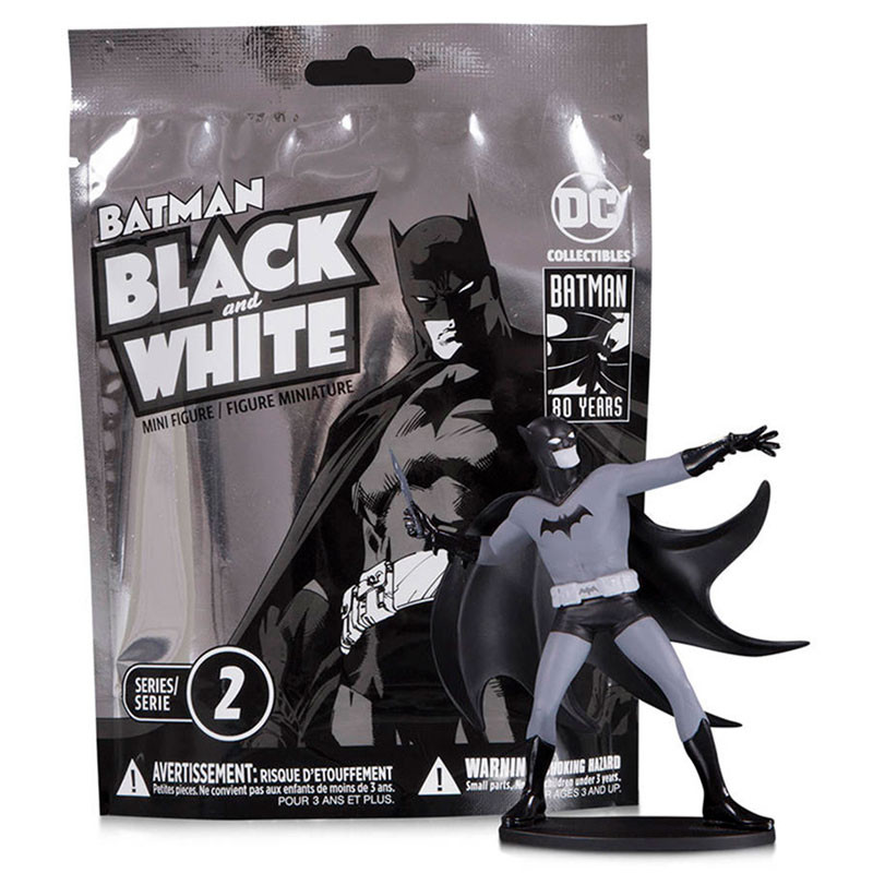 BATMAN BLACK AND WHITE SERIES 2 FIGURE 10CM DC COLLECTIBLES - 1