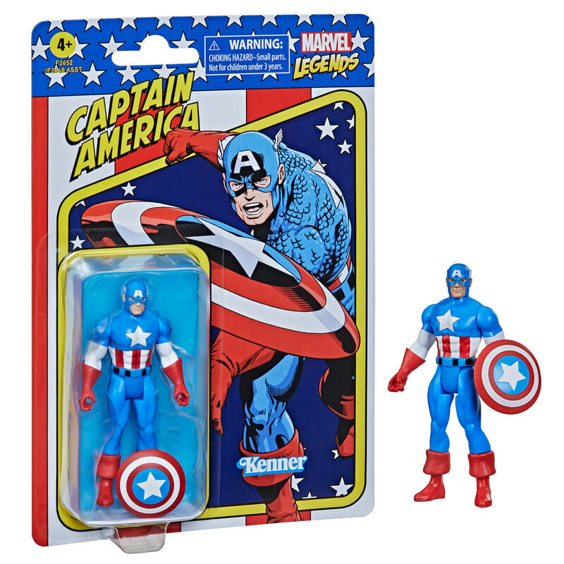 Marvel Captain America retro figure 9,5cm HASBRO - 1