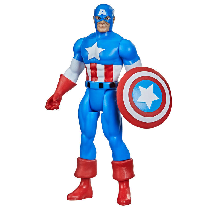 Figura Retro Capitan America Marvel 9,5cm HASBRO - 2