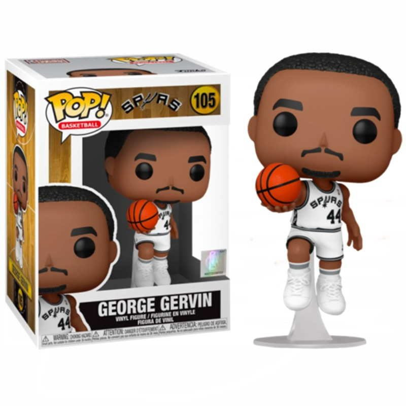 Figura POP NBA Legends George Gervin Spurs Home 105 FUNKO POP - 1