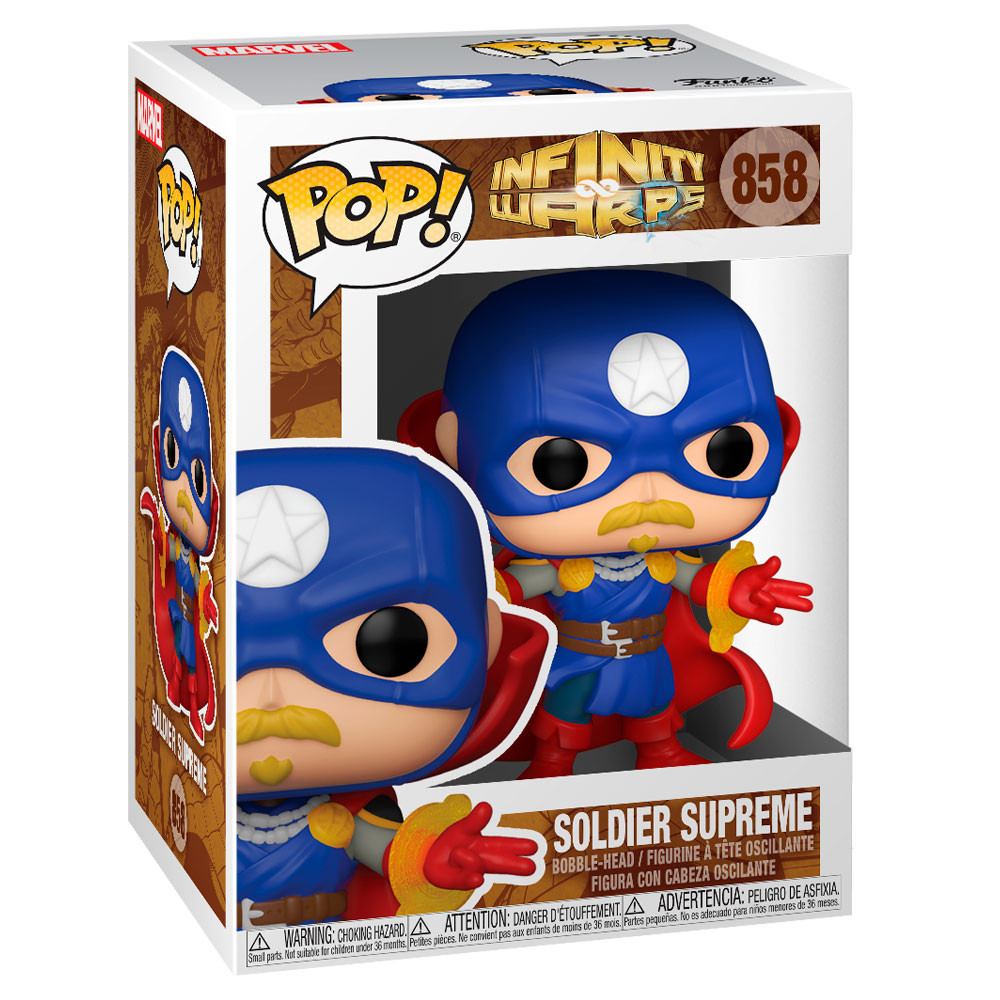 Figura POP Marvel Infinity Warps Soldier Supreme 858 FUNKO POP - 3