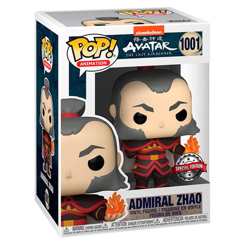 Figura POP Avatar Admiral Zhao With Fireball Glow Exclusivo 1001 FUNKO POP - 3
