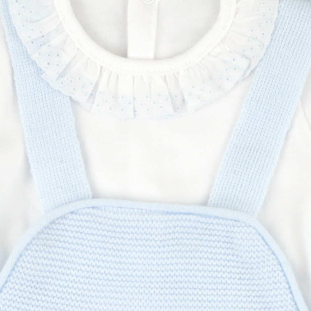 BABY BLOUSE VEST AND TWO SIDE BOWS ROMPER  - 8