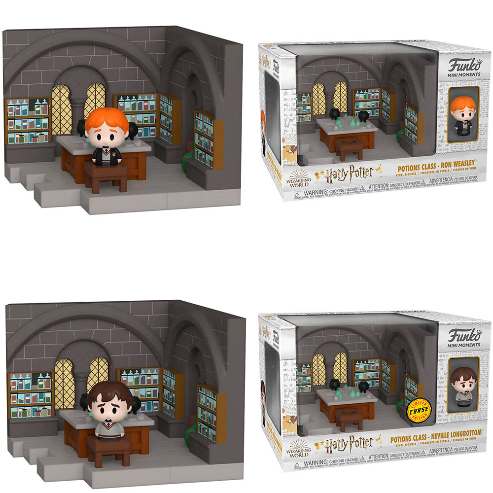 Figura Mini Moments Harry Potter Ron with Neville Chase FUNKO POP - 2