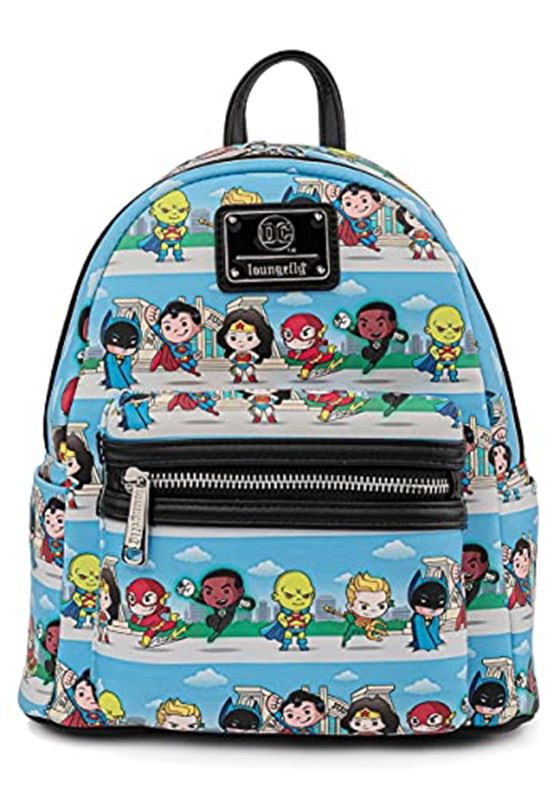 Loungefly  DC Superheroes Chibi Lineup Backpack 26cm LOUNGEFLY - 2