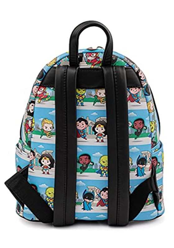 Loungefly  DC Superheroes Chibi Lineup Backpack 26cm LOUNGEFLY - 3