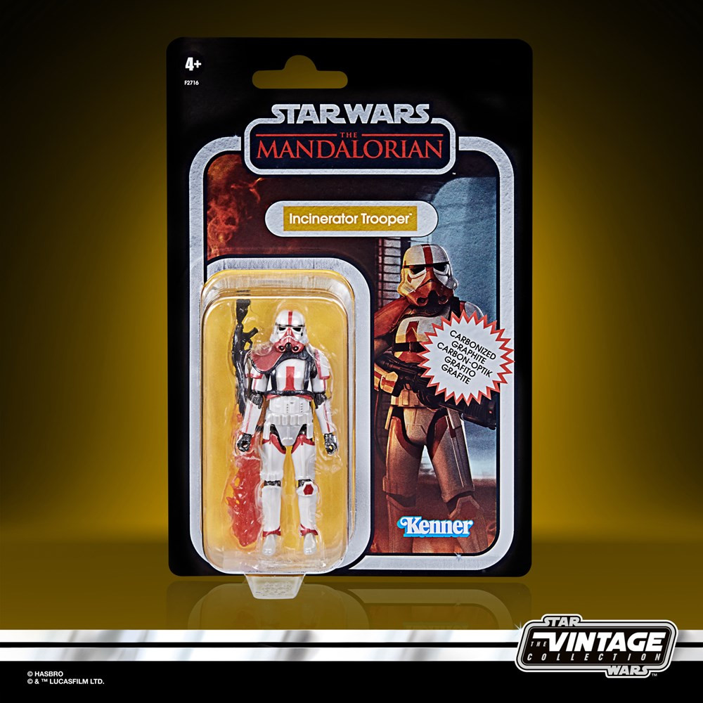 Star Wars The Mandalorian Incinerator Trooper Vintage figure 10cm HASBRO - 6