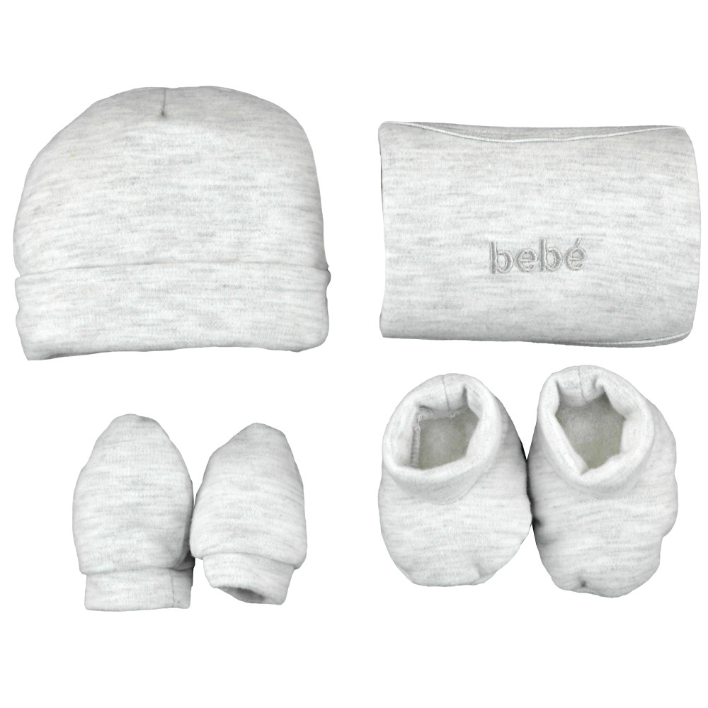 Juego Infantil Bebe 4 Piezas Gris GAMBERRITOS - 2