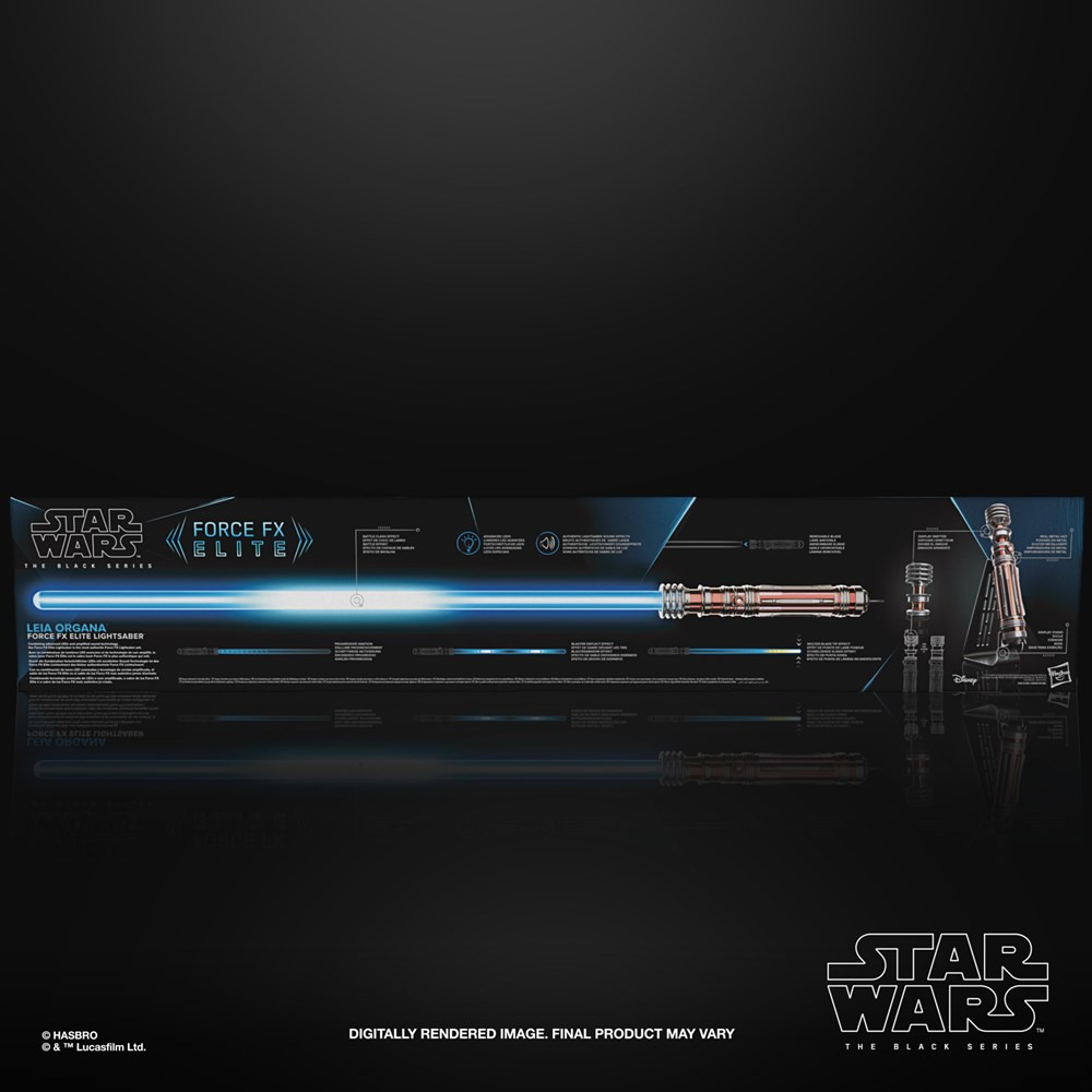 Replica Sable Leia Organa Force FX Star Wars HASBRO - 9