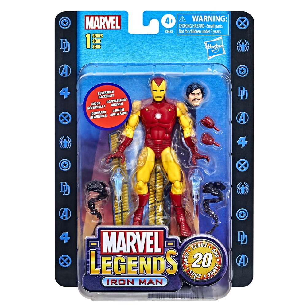 Figura Iron Man Marvel Legends 20th Anniversary 15cm HASBRO - 1