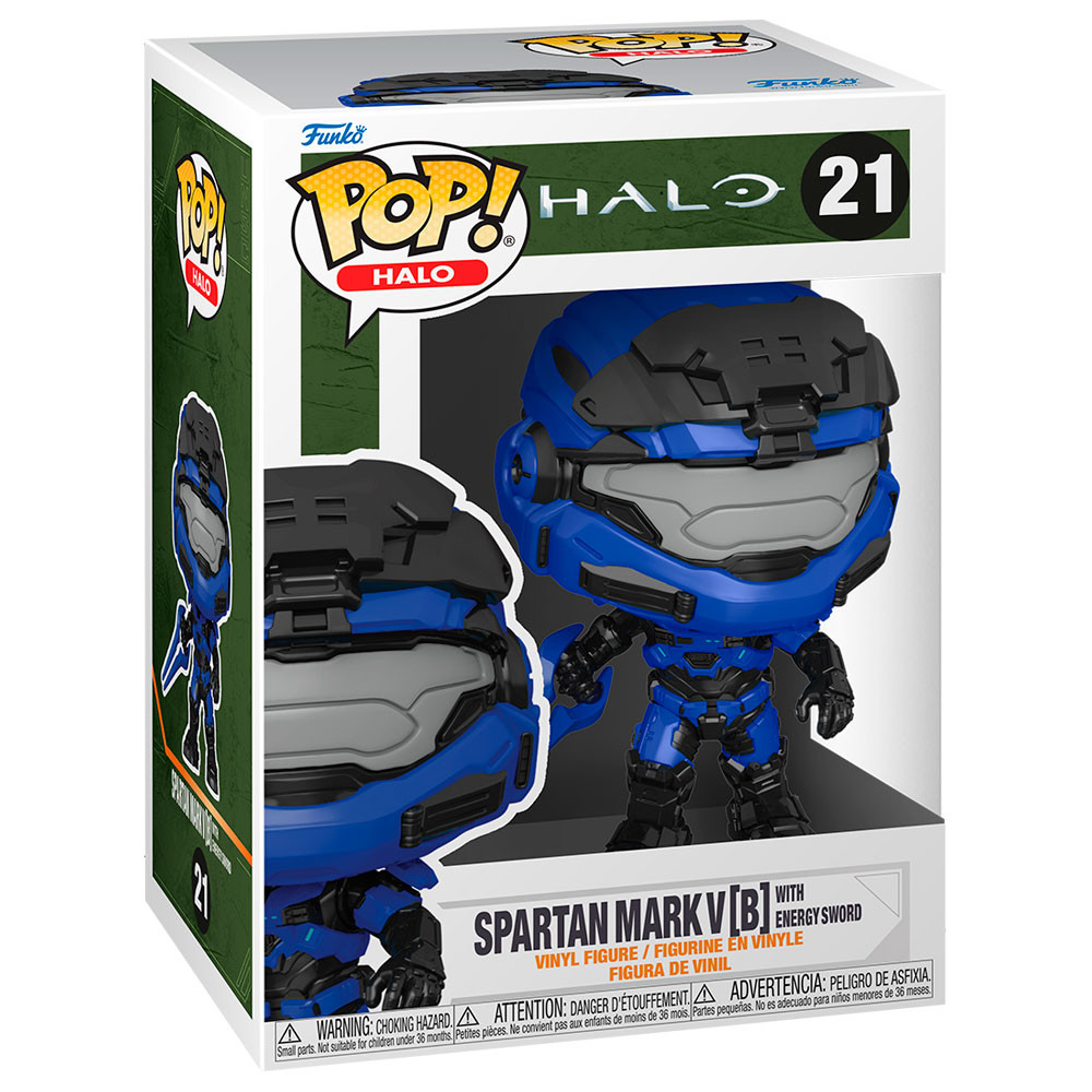 Figura POP Halo Infinite Mark V with Blue Sword with Chase 21 FUNKO POP - 4