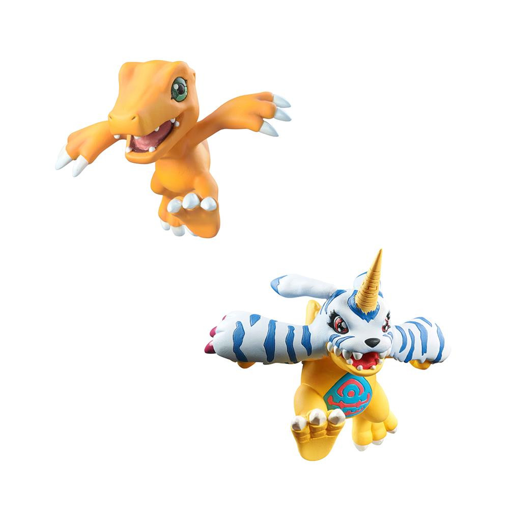 Set Figuras Adventure Digicolle Mix Digimon con Cartas Premium 5cm MEGAHOUSE - 2